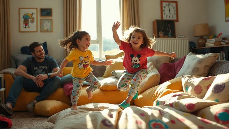 kids playing at home